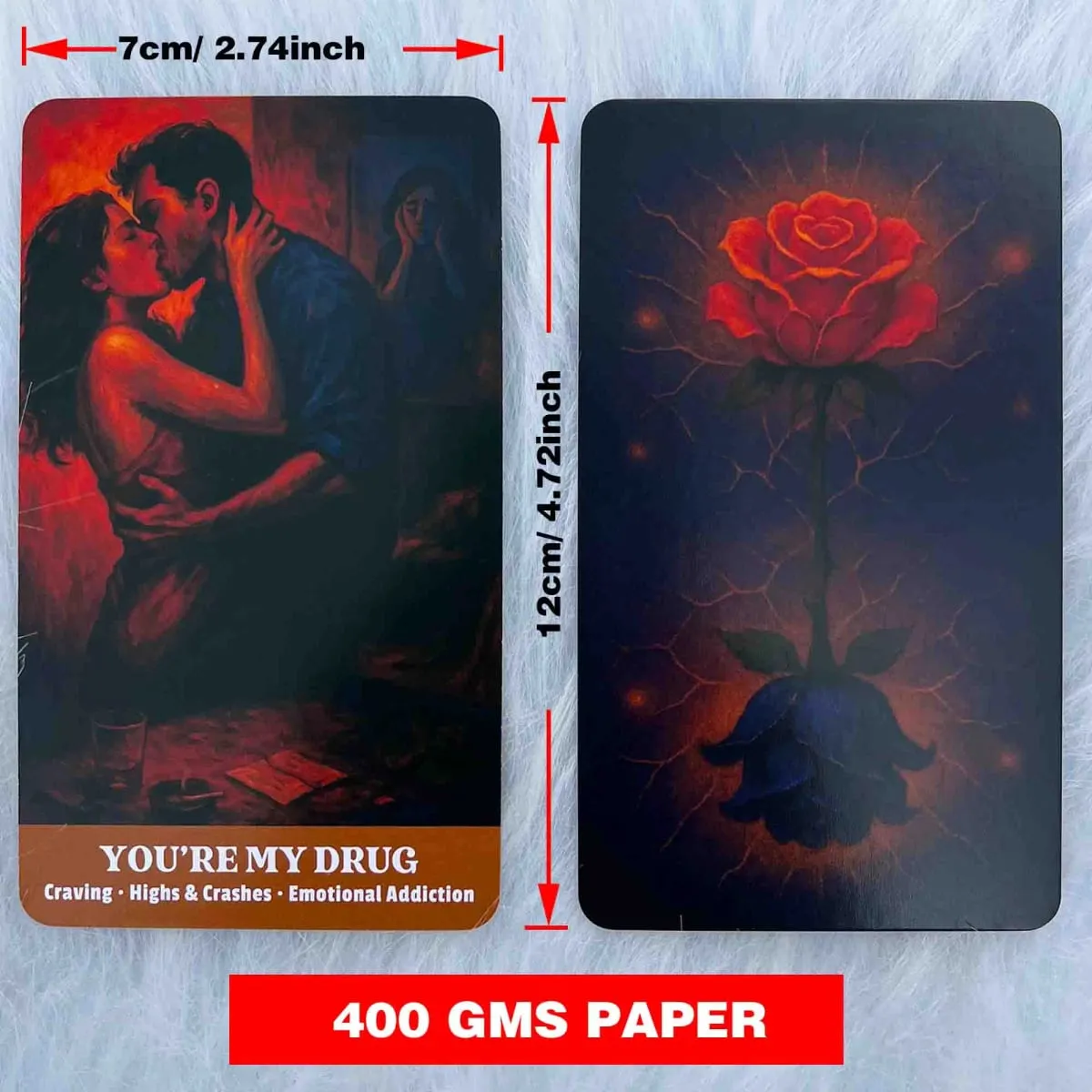 Messy Truth Card 54 Deck 13x8 Cm Tarot Divination Game for Ages 14+ Discover Your Path to Overcoming Challenges Card Games — image 6
