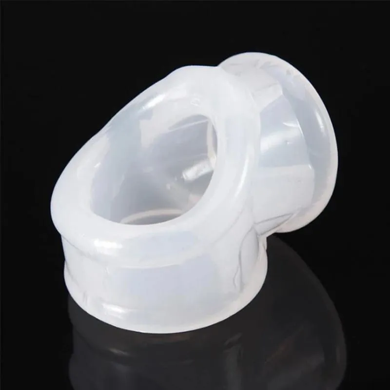 Super Soft Silicone Penis Ring Delay Ejaculation Ball Scrotum Stretcher Triple Cock Ring Cockring BDSM Sex Toys for Men — image 3