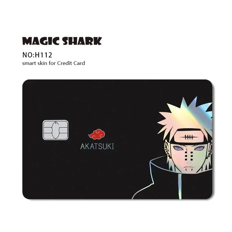 2025 New Arrival Payne Anime Holographic Laser Sticker Shinny Film Skin Cover for Debit Credit Card