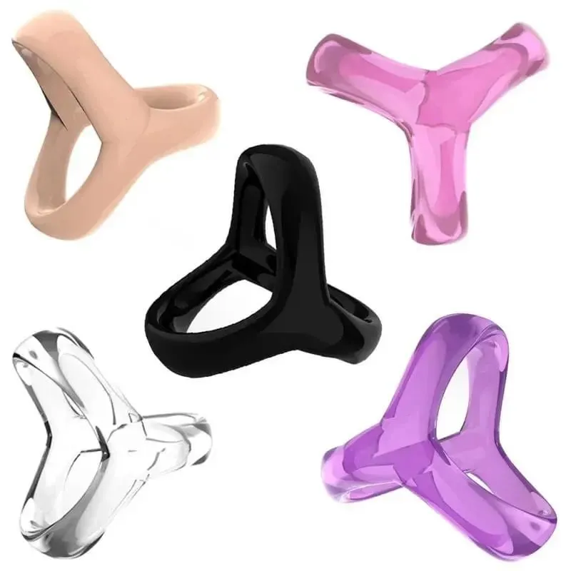 Sex Semen Lock Penis Ring For Men Adult Couples Chastity Delay Ejaculation Cock Ring Stretcher Erectile Men Rings Penis Sex Toys — image 1