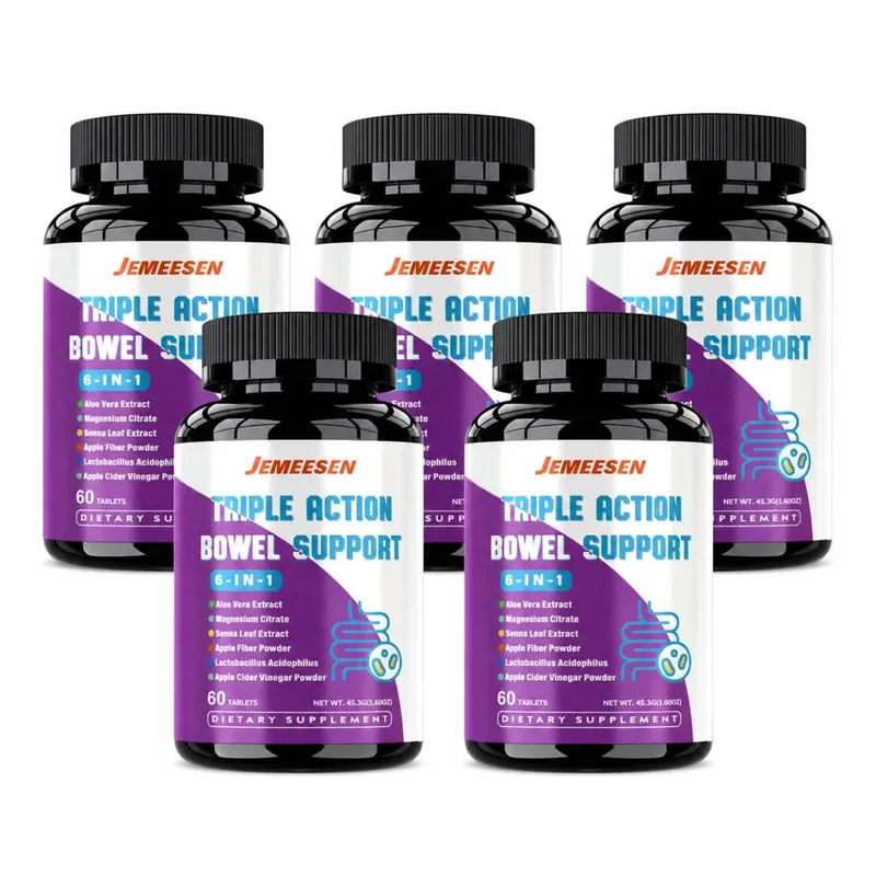 Dietary Supplements with Psyllium Husk Powder Magnesium Apple Cider Vinegar Powder Promote Gastrointestinal Health