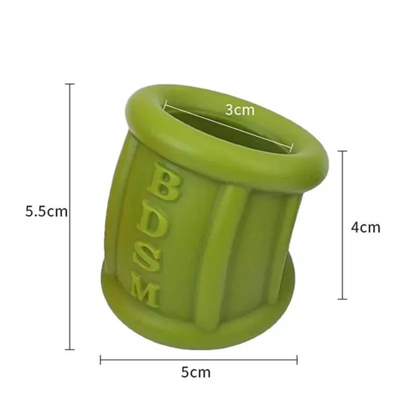 Silicone Cock Ring Ball Stretcher Scrotum Testis Restraint Male Ejaculation Delay Lasting Time Sex Toys For Men Adult Games — image 3