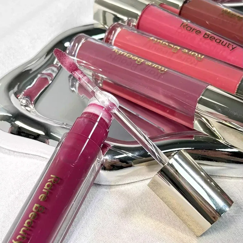 Rare Beauty Lipstick Lip Gloss Combination Set with Fine Sparkling Texture Moisturizing Lips Soft Smooth Moisturizes The Lips — image 6