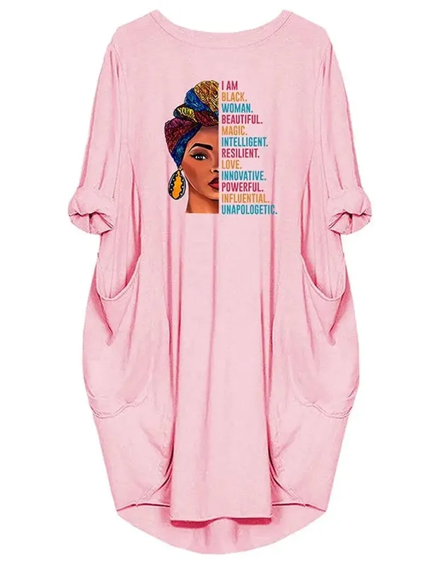 Plus Size Women Short Sleeve O-Neck Loose Casual Dresses — image 16