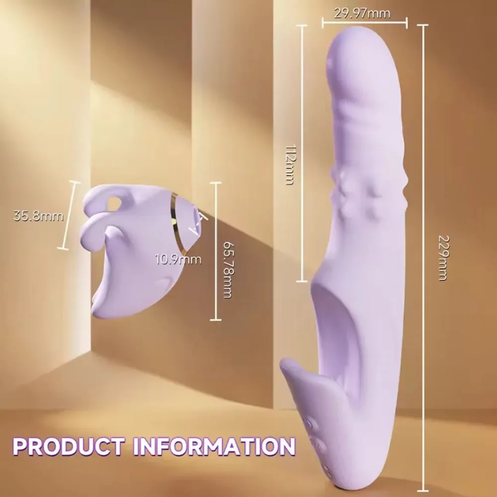 Vibromasseur à poussée détachable, stimulateur d'orgasme et de Clitoris, contrôle par application, 9 Modes de succion et 9 Modes télescopiques, jouets sexuels pour femmes — image 6