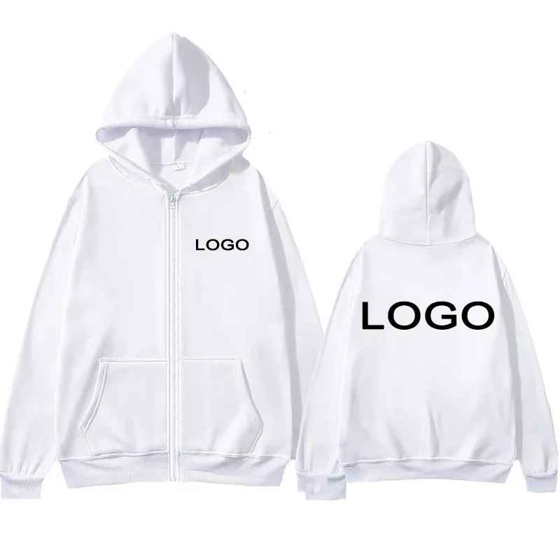 Felpa con cappuccio con cerniera per uomo donna stampata personalizzata Abbigliamento casual ampio Moda pullover a maniche lunghe con cappuccio Felpe con personalità