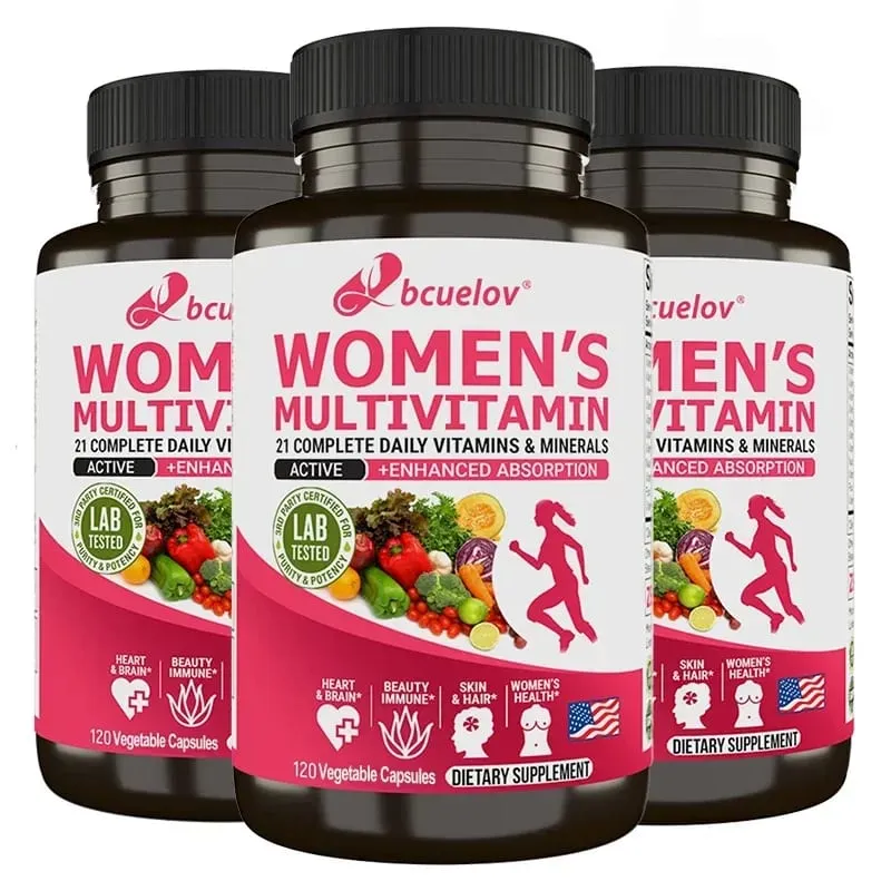 Women's Multivitamin Multimineral Supplement - Magnesium Biotin Calcium Zinc Selenium - Supports Joints Skin Nails — image 8