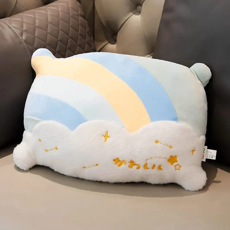 INS HOT Candy Color Cloud Star Plush Pillow Colorful Rainbow Crown Pillow Cushion Sofa Home Decoration Throw Pillow Toy — image 14