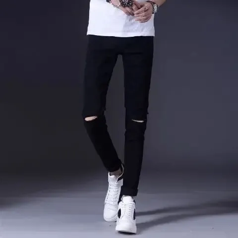 Spring and Autumn Cargo Radish Pants Slim Elastic Japanese Loose Men 2025 New Brand Popular Street Wear Clothes Baggy Jeans — image 5