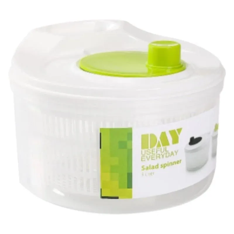 Multifunctional Household Manual Vegetable Dehydrator - Salad Spinner with Fruit Lettuce Drain Basket | Home Kitchen Gadgets