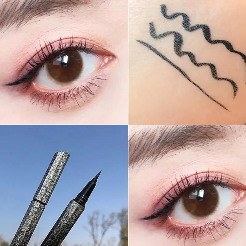 Rotating Stamp Eyeliner - Winged Liner Stencil Waterproof & Smudge-Proof Quick & Easy Perfect Cat Eye Friendly For Beginner