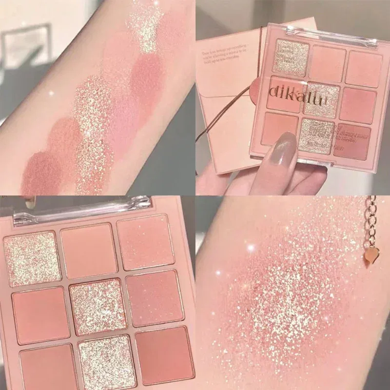 9-Grid Eyeshadow Palette Glitter Pearlescent Matte Acrylic Transparent Eye Shadow Makeup Long Lasting Women Beauty Cosmetics 1PC — image 7