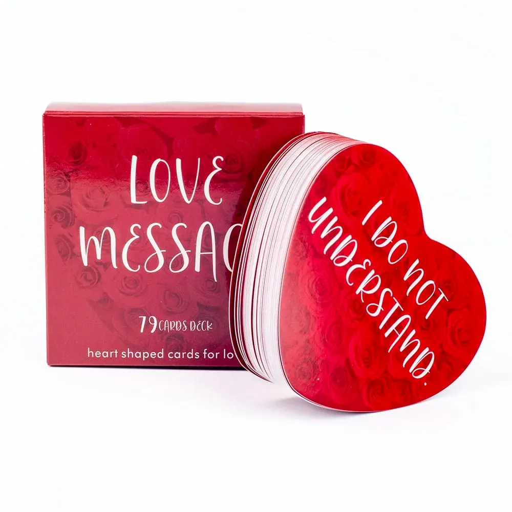 Love Message Oracle Cards 79Cards heart-shaped Leisure Entertainment Game Tarot Card — image 1