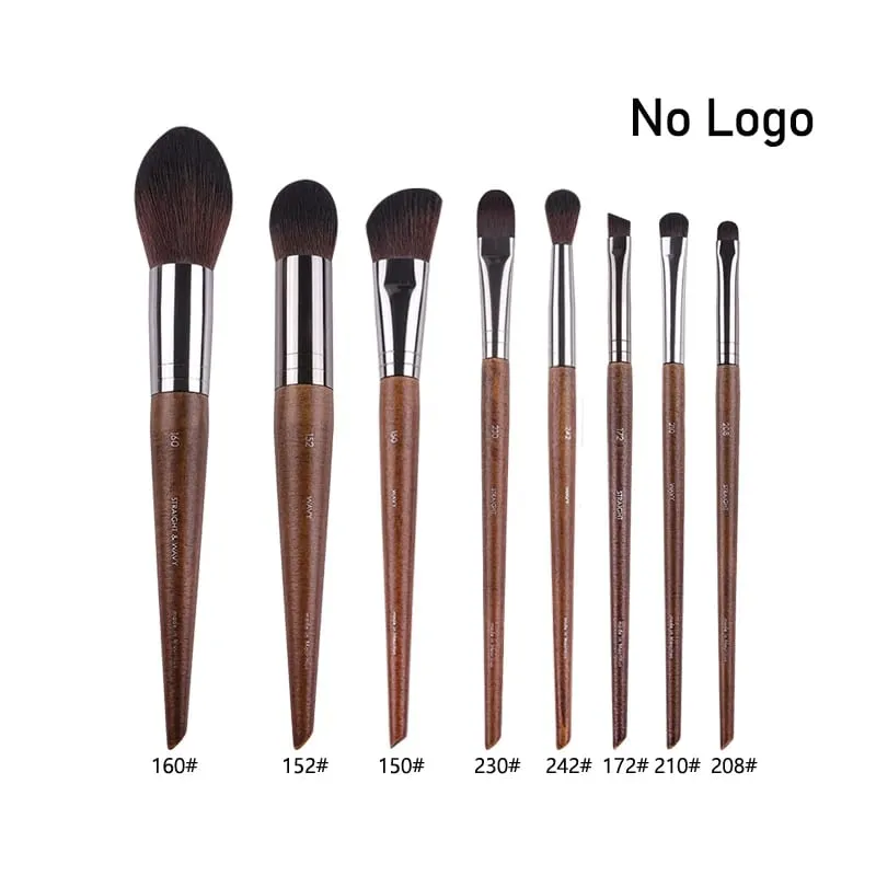 Natural wood Eye Makeup brushes whole set Pro Crease Eyeshadow Make up kit smudge highlighter eyebrow Lip lash brush practical