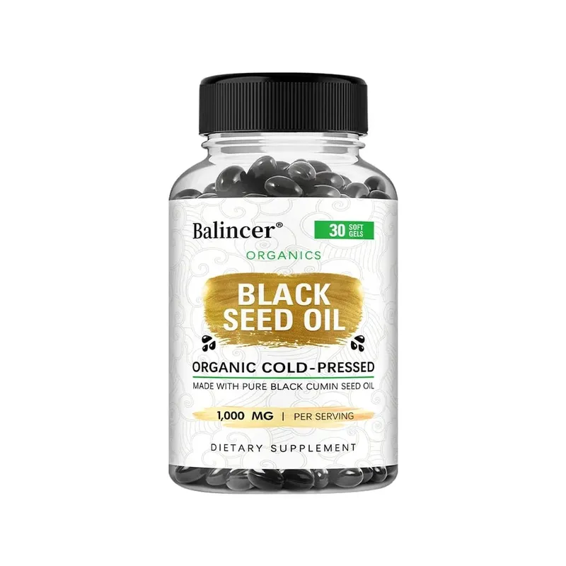 Organic Black Cumin Seed Oil 1000 mg - Immune Support Promotes Hair Growth Provides Nutritive Antioxidants Non-GMO Supplement — image 8