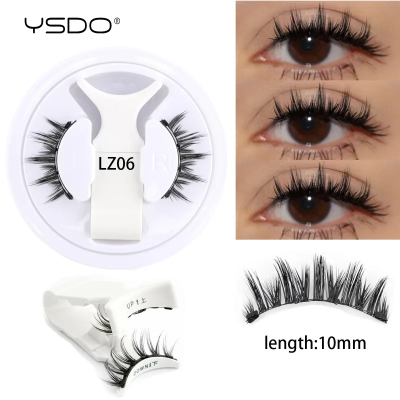 Magnetic Eyelashes Reusable Winged Magnetic 3D Mink Lashes Long-Lasting No Glue Needed False Eyelashes With Tweezer Makeup — image 14