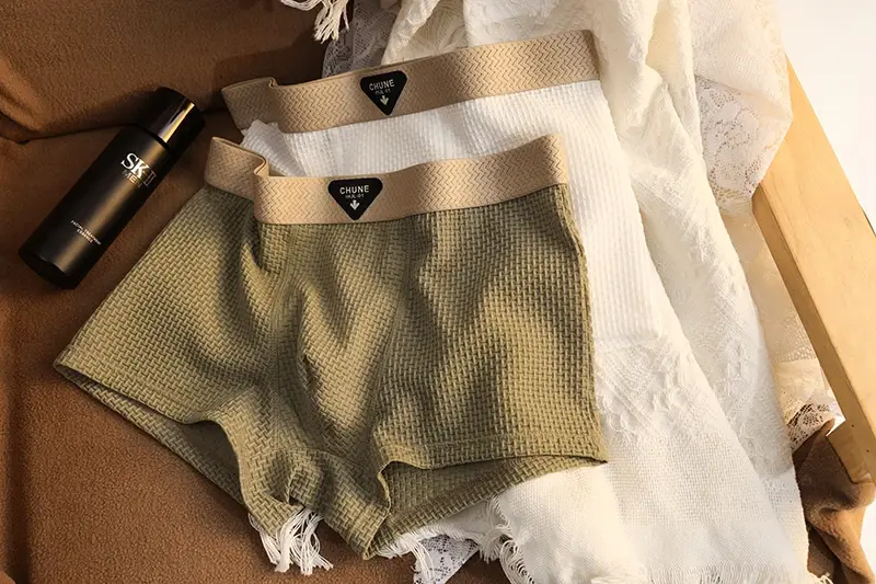 4pcs Men's Boxer Shorts Ice Silk Underwear Underpants Cool Breathable Sexy Slim Panties Mesh Lingerie — image 15