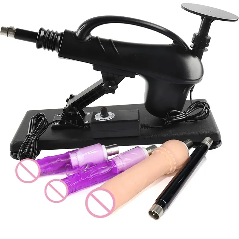 Portable Automatic Masturbation Machine for Women with Big Dildo Men's Sex Toy Pumping Gun for Couples — image 19