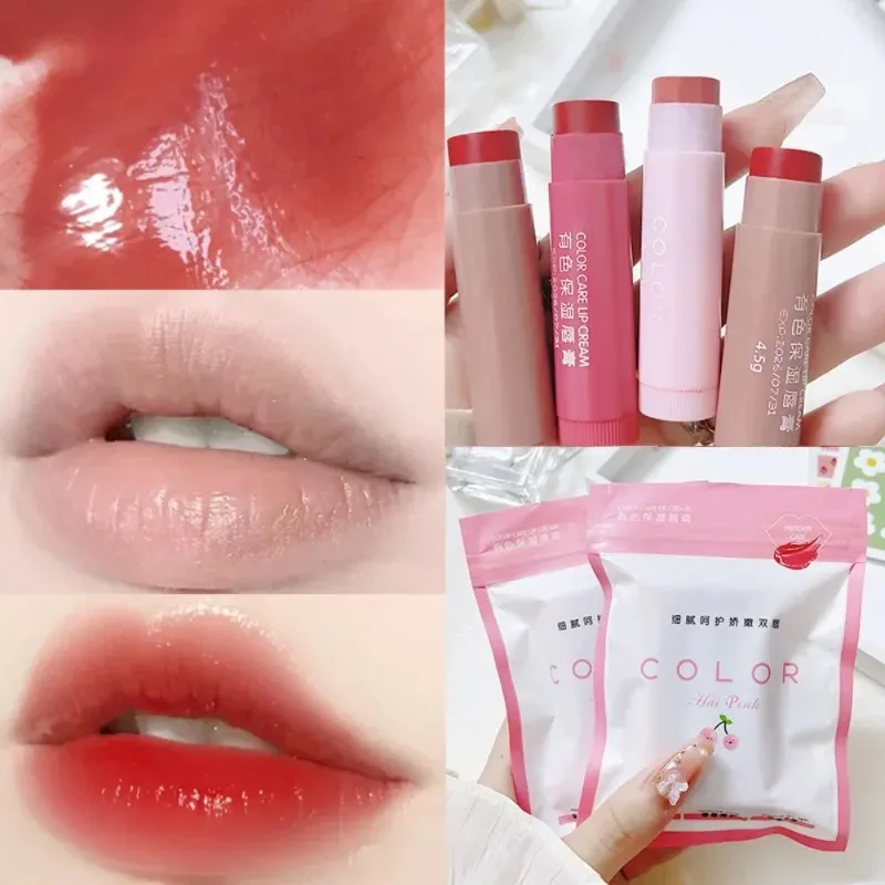 3-Piece Water Glow Lip Oil Set Long-Lasting Moisturizing Anti-drying Plumping Colored Lip Balm Lipstick Fade Lip Line Makeup Set — image 4