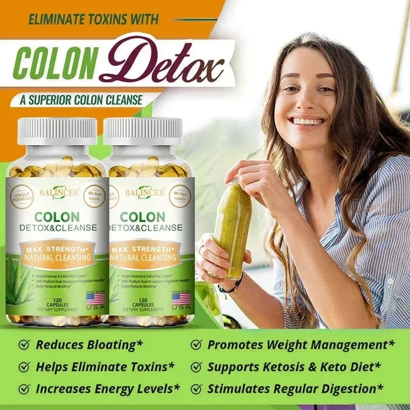 Colon Cleansing & Detoxification - Supports Intestinal Health Improves Digestion Metabolism and Promotes Weight Management — image 6