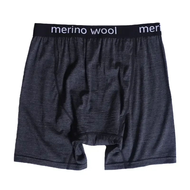 Men's 100% Merino Wool Boxer Briefs Men Merino Wool Underwear Base Layer Moisture Wicking Breathable Sports Hiking Underpants — image 8