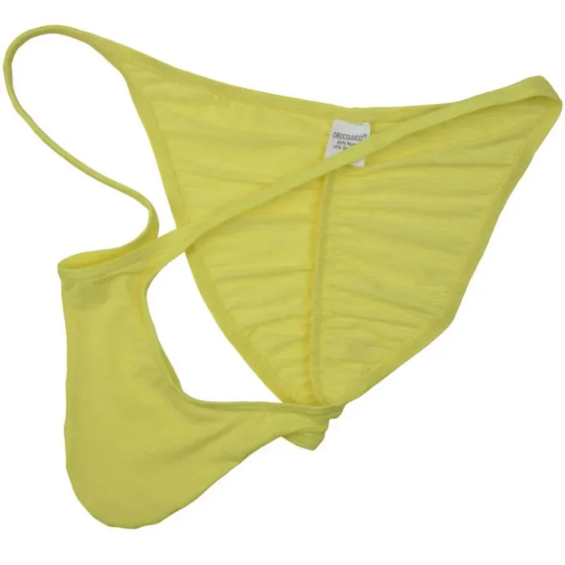 Men Brazilian Bikini Brief Pucker Bikinis Underwear Mini Trunks Slip Homme Ice Silk Cheeky Shorts Briefs