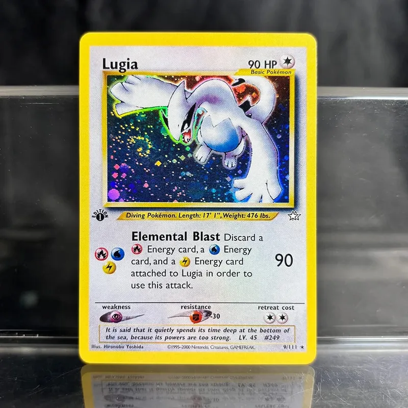 PKM Holographic Single Proxy Cards Lugia Charizard Venusaur Foil Game Collection Cards PTCG Kids Toys — image 13