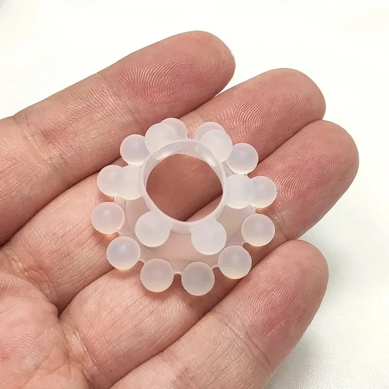 Silicone Penis Ring Beads Clitoris Stimulate Foreskin Correction Cock Rings Delay Ejaculation G-spot Massage Sex Toys for Men — image 9