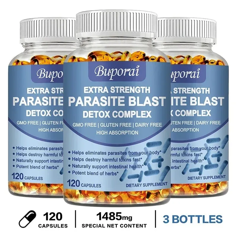 Parasite Blast Detox Complex - ส่งเสริมสุขภาพลำไส้ การเผาผลาญอาหาร สุขภาพทางเดินอาหารและปรับปรุงระบบภูมิคุ้มกัน