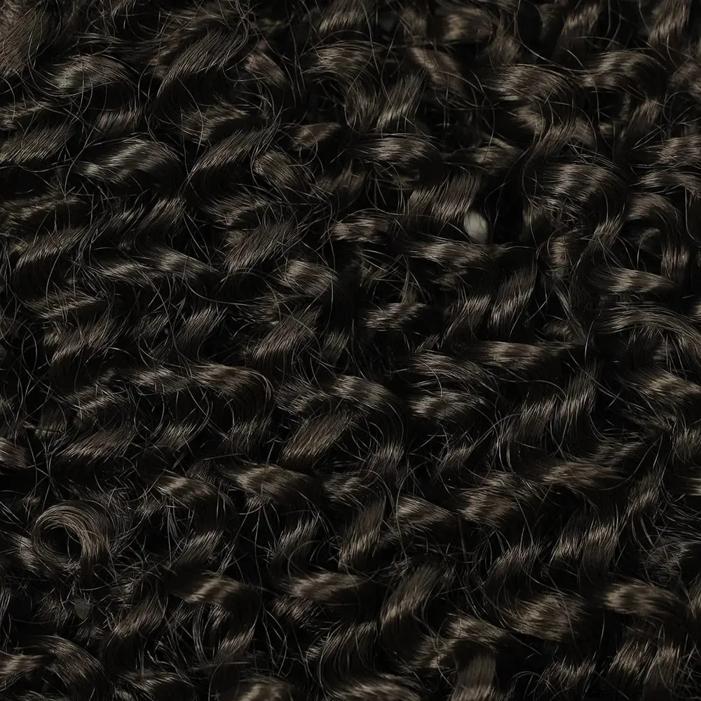 Synthetic Clip In Hair Extensions Kinky Curly Hair extensions for Women 26” Super Long Corn Wave Full Head Fake Hair Pieces