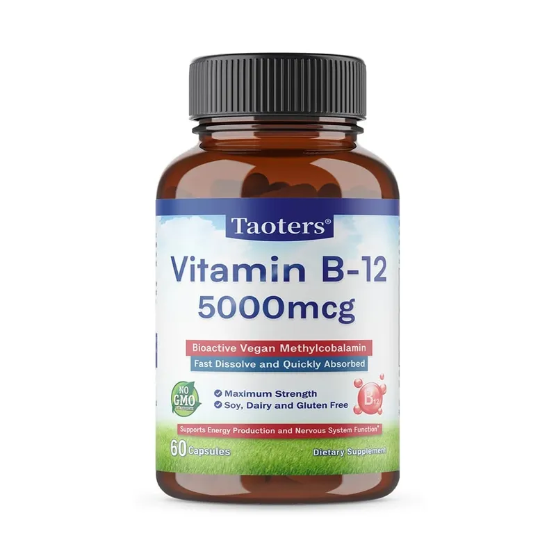 Βιταμίνη B12 5000 Mcg - Extra Strength - Συμπλήρωμα για την υποστήριξη των επιπέδων ενέργειας Ψυχική διαύγεια Νευρικό σύστημα Υγεία — image 9