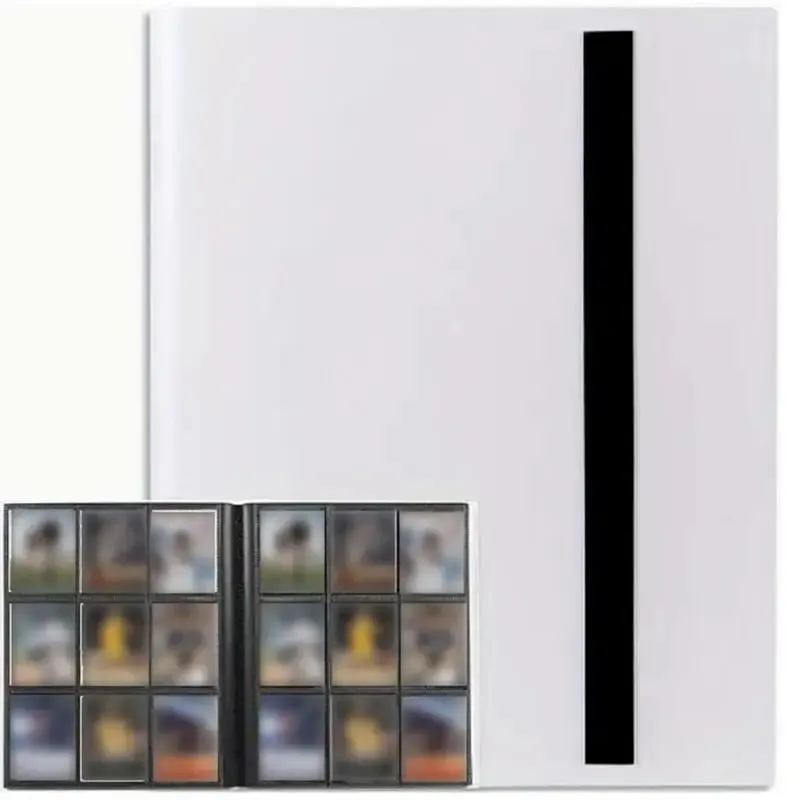 Premium Multi-Pocket Trading Card Binder-Holds 160/360/480 Cards-Durable PP Cover-Ideal for Basketball Soccer and Sports Cards