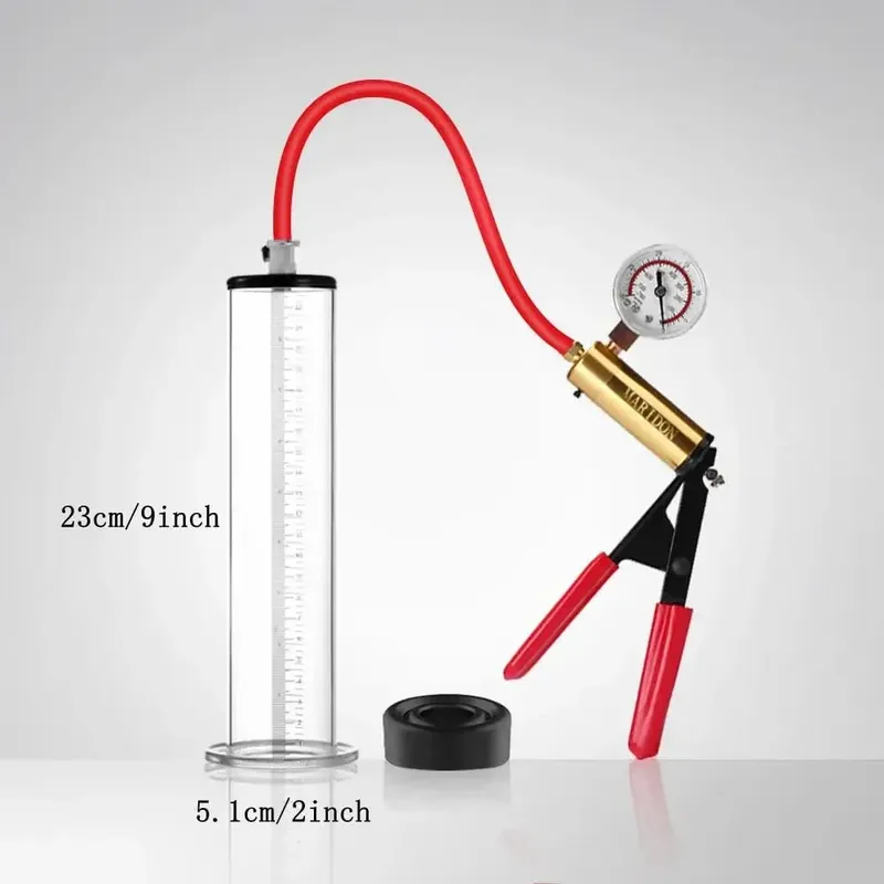 Physical Pump Dick Trainer Penis Enlarger Male Spa Penis Enlargement Penis Pump Cock Extender Vacuum Pump For Men Glans Sex Toy