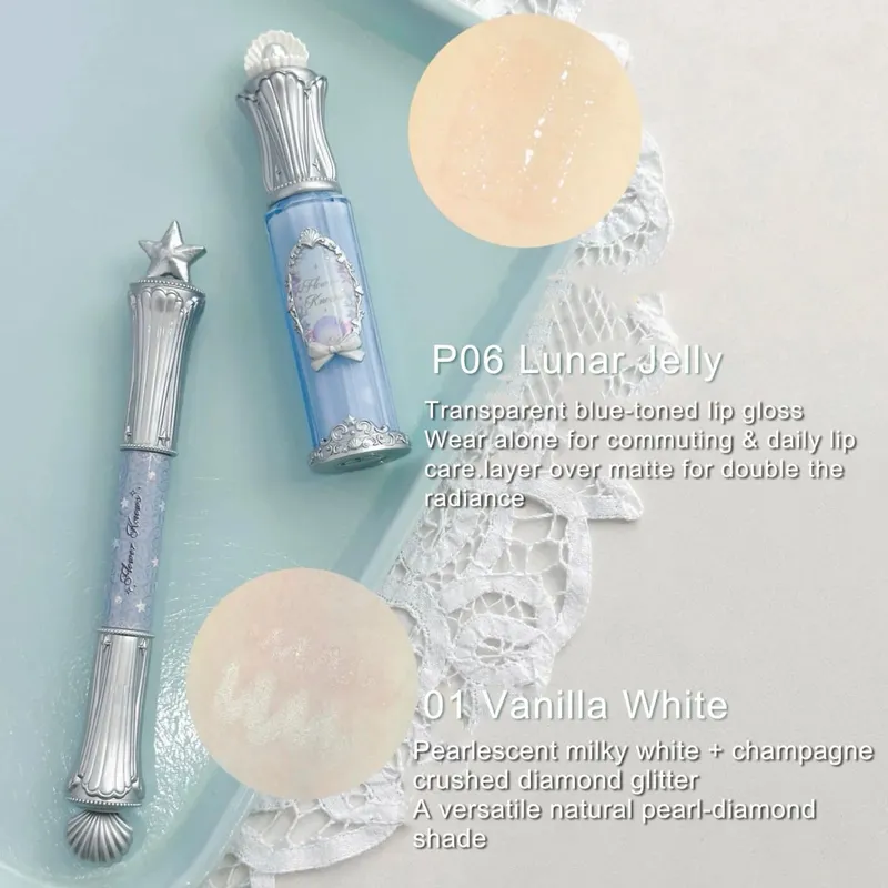 Flower Knows Multicolor Makeup Set Eyeshadow Blush Lip Gloss Summer Limited Edition Mint Green Collection Long Lasting Makeup