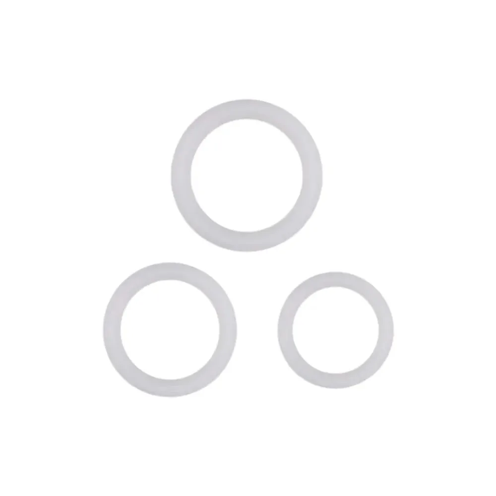3PCS Durable Silicone Cock Rings Flash In The Night Lock Penis Ring Sex Toys For Men Male Delay Ejaculation Scrotum Lock Ring — image 1