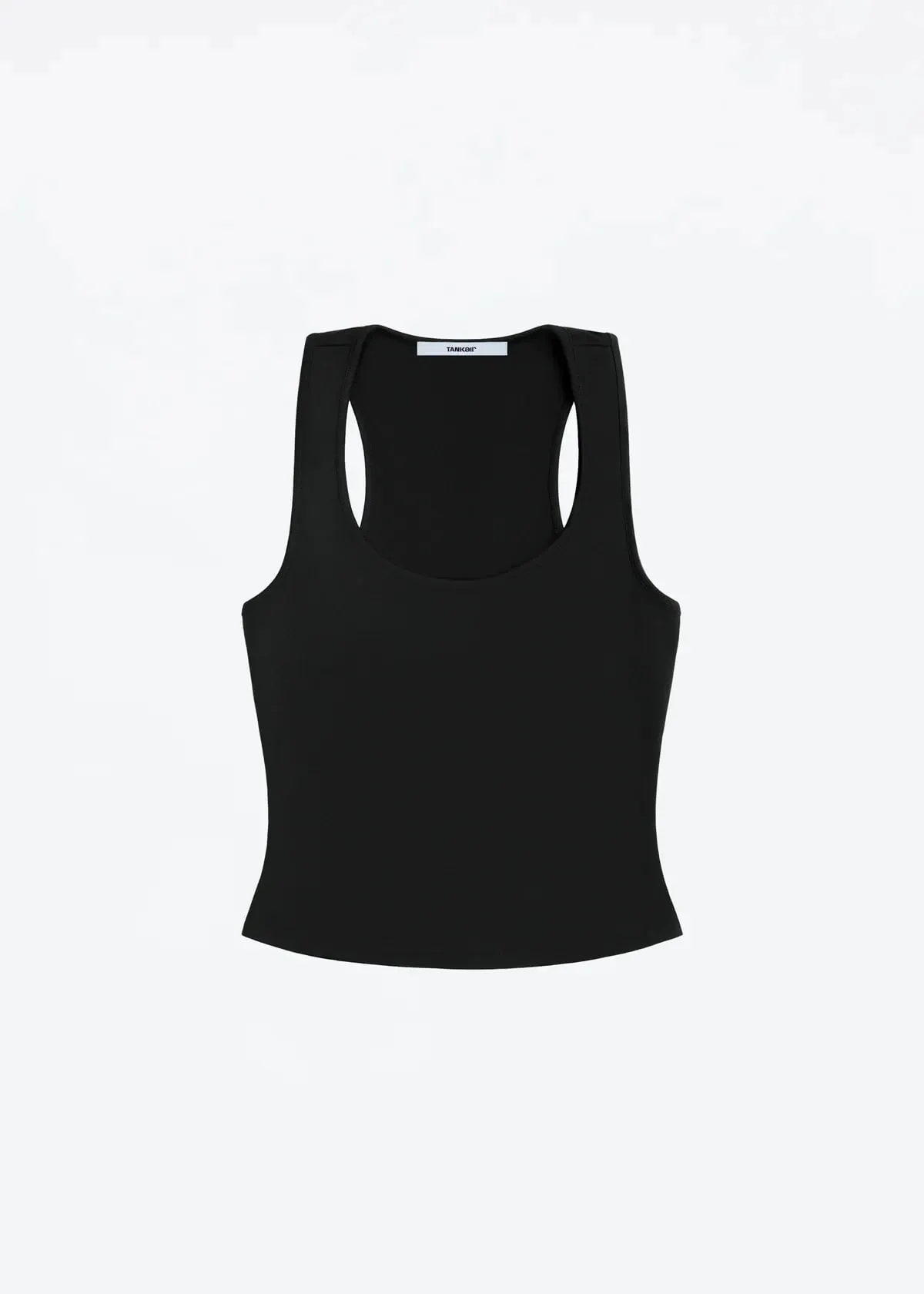 Tank Classic X-shaped Backless Baby Blue and Misty Gray Multi-color Comfortable Elastic Waist Tight Fit Backless Top