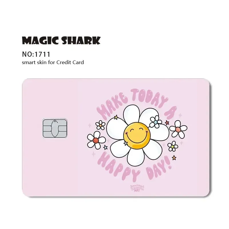 100% New Arrival Conch Money Bow Anime Speend or Save Meme Credit Card Film Debit Card Sticker Skin — image 20