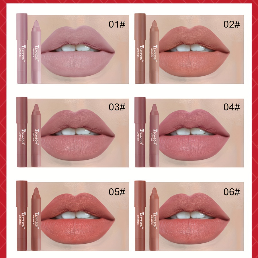12 Colors Matte Misty Lipstick Set: Long-Lasting Smudge-Proof Sexy Velvet Lip Liners & Primer For Women's Makeup — image 4