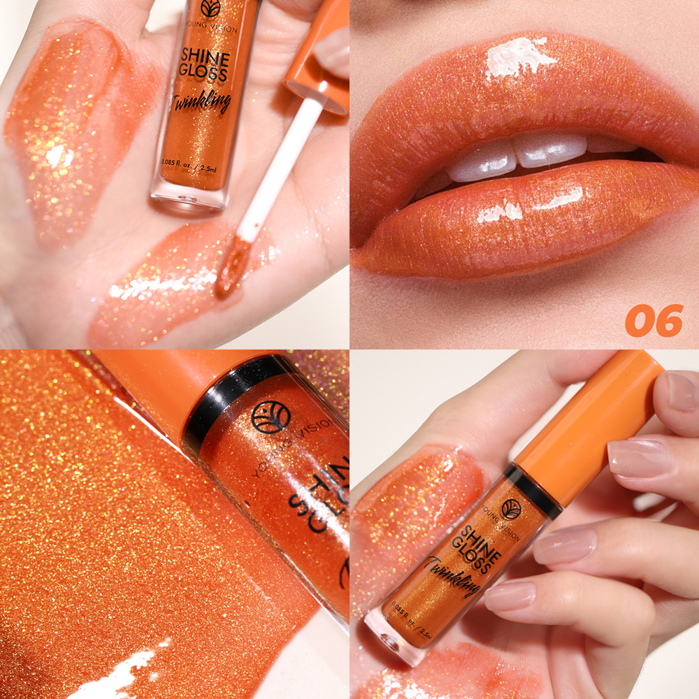 Watery Glossy Color Burst Lip Nectar Lovely Little Shaved Ice Lip Dew Fine Glitter Lip Gloss Water Gloss Lip Mirror Lip Glaze — image 5