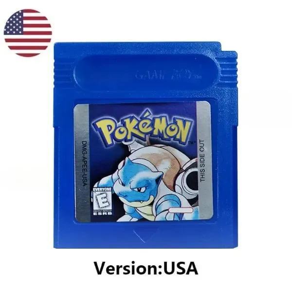Many style Pokemon Red Blue Crystal Golden Green Silver Yellow GBC Game Card 16 Bit Video Game Cartridge Console Card GB/SP — image 9