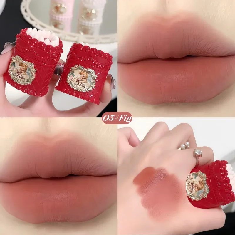Cake Decor Velvet Lip Mud Matte Finish Non-stick Cup Long Lasting Lipstick for Daily & Party Makeup — image 9