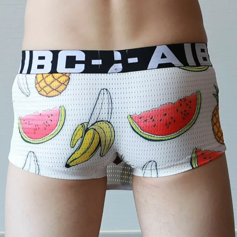 Seluar Boxer Seluar Dalam Seluar Dalam Seluar Dalam Pakaian Kapas+Spandex Terbuka Jenama Baru Fesyen Bekalan Bergaya Sesuai — image 19