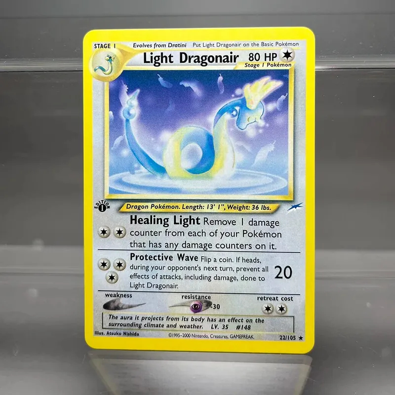 PKM Single Cards 1st Edition 1996 Raichu Charizard Dragonite PTCG Foil Cards Game Collection PKM Proxy Cards — image 30