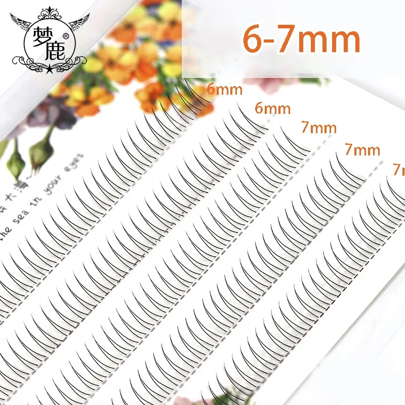 J Curl V Shape Under Eyelash Comic Eye Lashes Natural Bottom Lashes Soft Manga Eyelashes Bunches Eyelash Clusters Korean Makeup — image 13