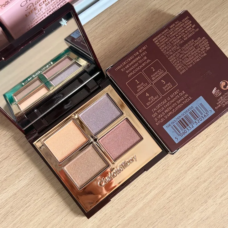 Charlotte Heart Two-tone Blush Lasting Beauty Makeup Natural Flawless Bright Powder Makeup And Eyeshadow Palette Tilbury Makeup — image 15