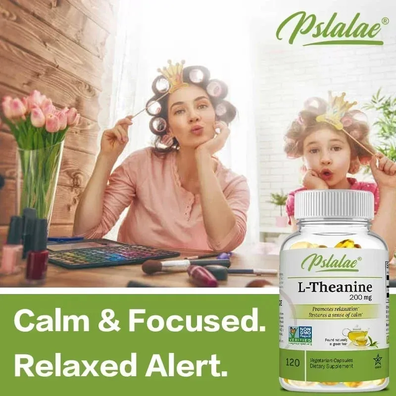 L-Theanine - Stress Relieving Supplement for Healthy Mood and Promote Relaxation Improves Focus — image 5