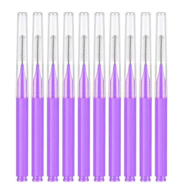 10/20 Pcs Eyebrow Brushes Mini Brow Lifting Brush Disposable Makeup Eyelash Tool Tooth Interdental Brush Lash Extension Supplies — image 10