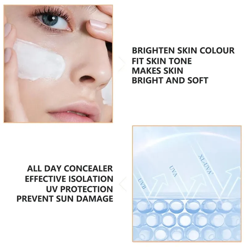 Korea 5ml Facial BB Cream Glow Permanent Foundation Cream Kit Moisturizing Rejuvenation Natural Nude Make Up Beauty Skin Care — image 5