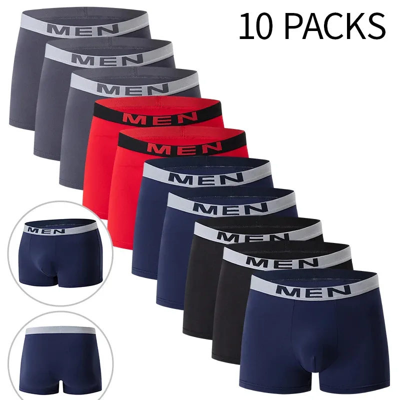 4/5/10 pièces hommes à la mode imprimé multicolore combinaison sous-vêtements Shorts jeunesse décontracté sous-vêtements de sport Boxer Shorts maison Pan