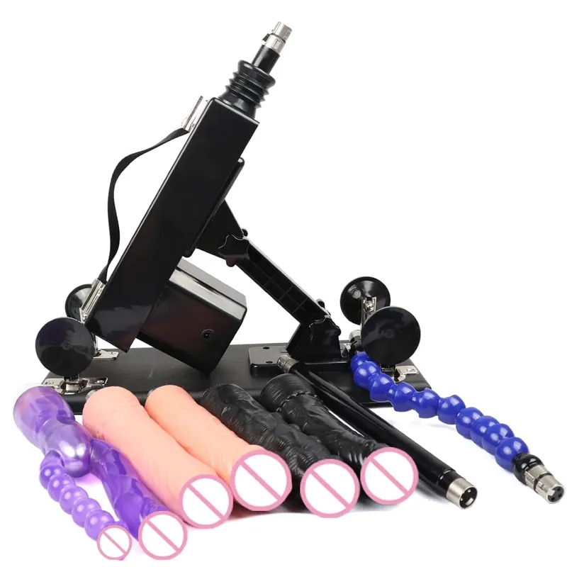 Sex Machine for Woman Adjustable Masturbating Pumping with 3XLR Accessories Sex Gun Love Machine for Men Adult Toys